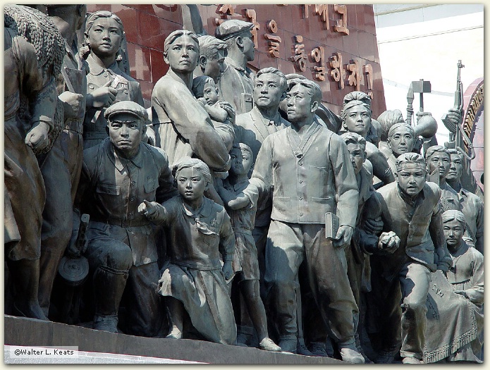Kim Il Sung Statue, Pyongyang, DPRK